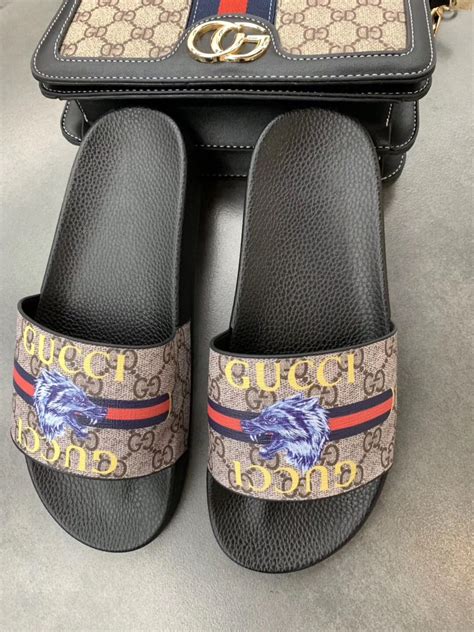 fake gucci slippers dames|gucci slippers for men.